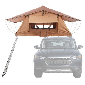 VEVOR Rooftop Tent Hard Shell 2-3 Person Waterproof for Jeep SUV Truck w/ Ladder